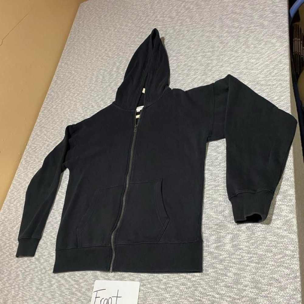 Aeropostale black zip up hoodie Men S. SKU-C61#aeropostale